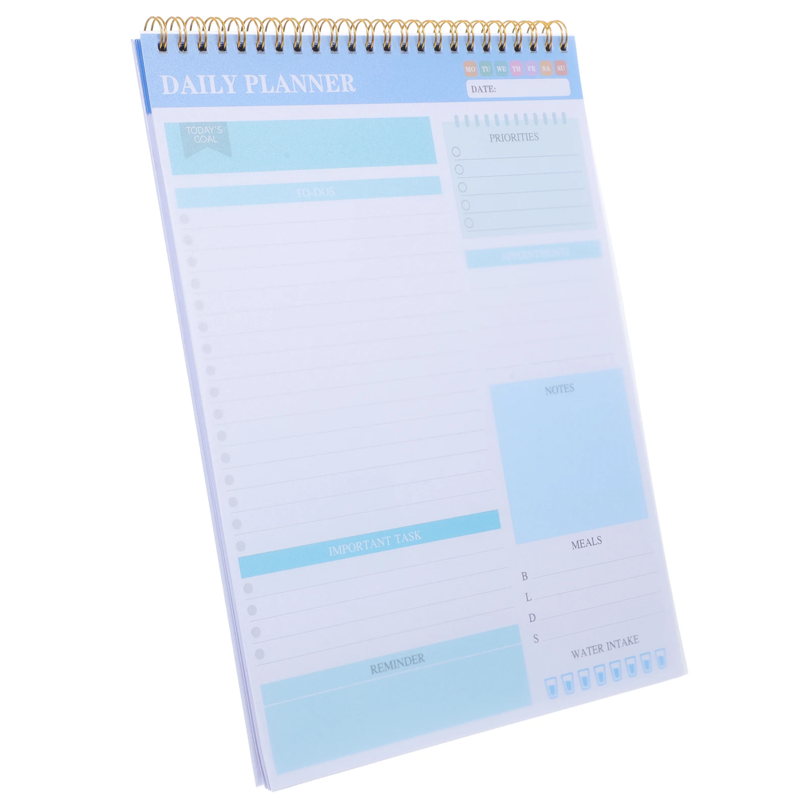 Undated Daily Planner Notebook PVC Cover Spiral Binding Work Journal Goals Schedule Book Student Office Weekly
Undated Daily Planner Notebook PVC Cover Spiral Binding Work Journal Goals Schedule Book Student Office Weekly