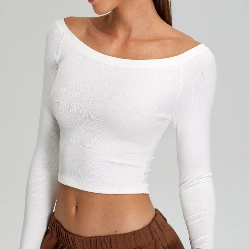 Autumn New Slim Threaded Yoga Clothes Women One Shoulder Advanced Feeling Sports T-Shirt Gym Workout Long Sleeve Fitness Clothes
Autumn New Slim Threaded Yoga Clothes Women One Shoulder Advanced Feeling Sports T-Shirt Gym Workout Long Sleeve Fitness Clothes