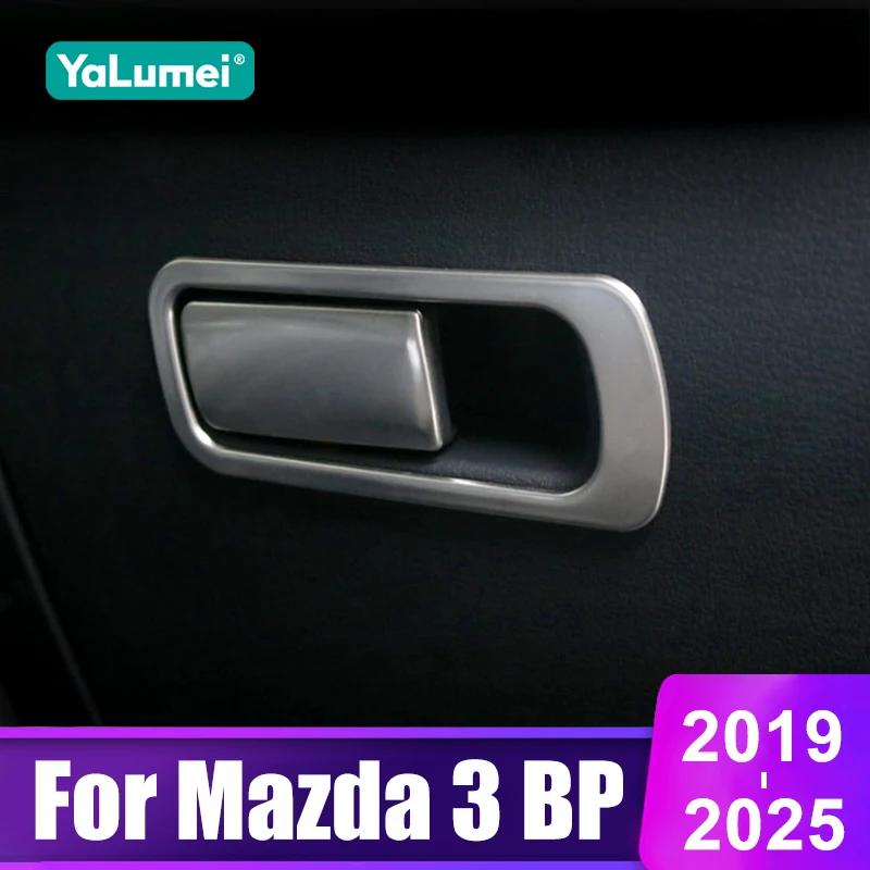 For Mazda 3 BP 2019 2020 2021 2022 2023 2024 2025 Stainless Steel Car Storage Box Co-pilot Handle Bowl Cover Trim Accessories
For Mazda 3 BP 2019 2020 2021 2022 2023 2024 2025 Stainless Steel Car Storage Box Co-pilot Handle Bowl Cover Trim Accessories