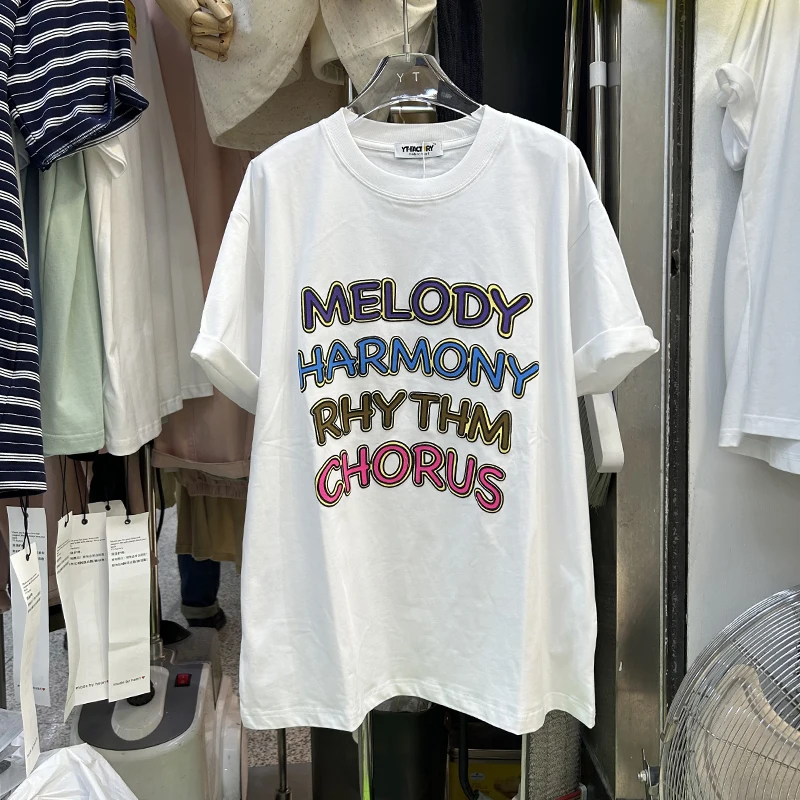 Свободный комфортный летний женский топ оверсайз средней длины в европейском стиле с круглым вырезом, утягивающий фигуру, больших размеров
Свободный комфортный летний женский топ оверсайз средней длины в европейском стиле с круглым вырезом, утягивающий фигуру, больших размеров