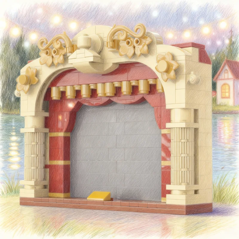 266pcs MOC Large Proscenium Arch SIMPLIFIED Creator Model Building Blocks Architecture Toys Education Christmas Gifts Kids Brick
266pcs MOC Large Proscenium Arch SIMPLIFIED Creator Model Building Blocks Architecture Toys Education Christmas Gifts Kids Brick