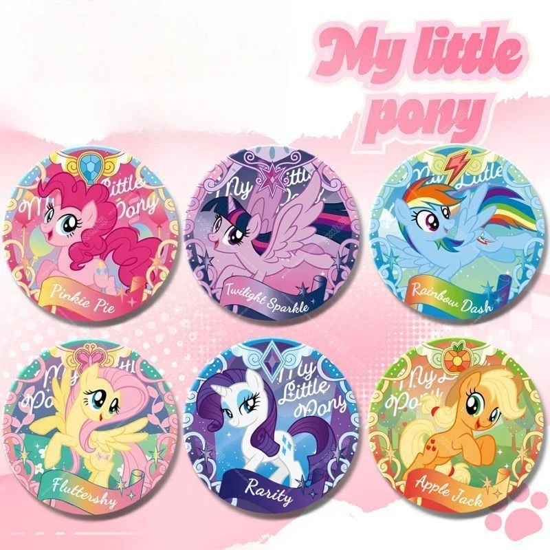 My Magical Little Ponys Fluttershy Rainbow Dash Pinkie Pie Twilight Sparkle Exotic Applejack Brooch Badge Tinplate Accessoy 6pcs
My Magical Little Ponys Fluttershy Rainbow Dash Pinkie Pie Twilight Sparkle Exotic Applejack Brooch Badge Tinplate Accessoy 6pcs
