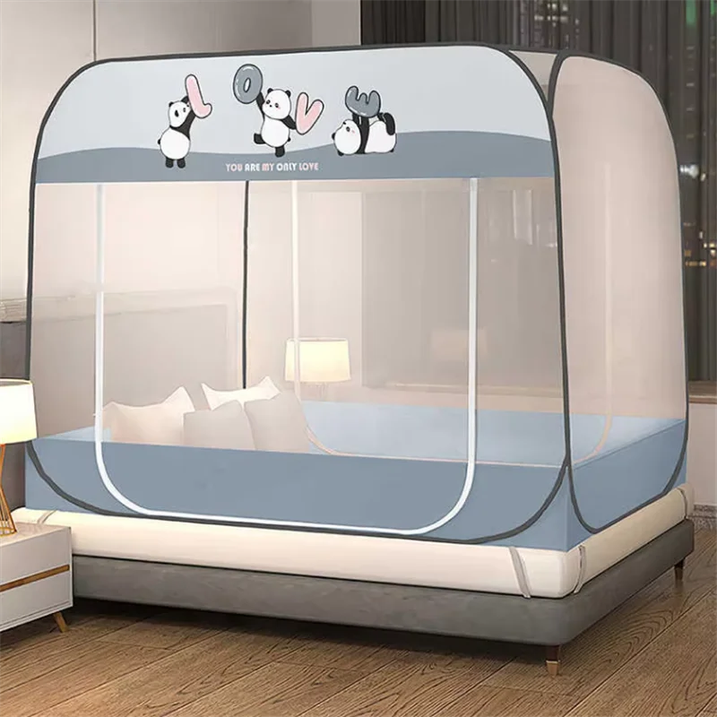 Cute Printed Pattern Universal Mosquito Net New Summer Home Mosquito Net Big Square Top Double Door Breathable Mosquito Net
Cute Printed Pattern Universal Mosquito Net New Summer Home Mosquito Net Big Square Top Double Door Breathable Mosquito Net