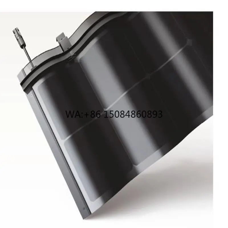 45W Obsidian Aesthetic Curved Photovoltaic Tile Solar panel power generation
45W Obsidian Aesthetic Curved Photovoltaic Tile Solar panel power generation