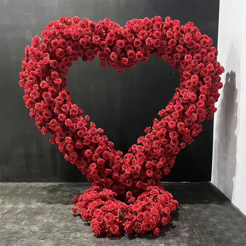 Sunwedding Hot Selling Heart Shape Artificial Event Flower Ceremony Arch Decoration Events Party Supplies Wedding Arch
Sunwedding Hot Selling Heart Shape Artificial Event Flower Ceremony Arch Decoration Events Party Supplies Wedding Arch