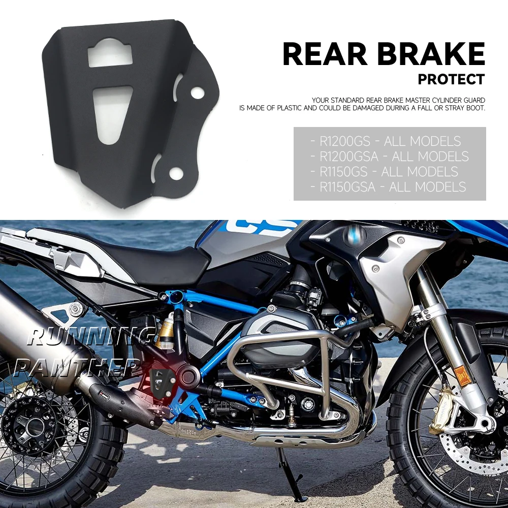 New Motorcycle Rear Brake Master Cylinder Guard Heel Protective Cover Guard Aluminium For BMW R1200GS R1200GSA R1150GS R1150GSA
New Motorcycle Rear Brake Master Cylinder Guard Heel Protective Cover Guard Aluminium For BMW R1200GS R1200GSA R1150GS R1150GSA