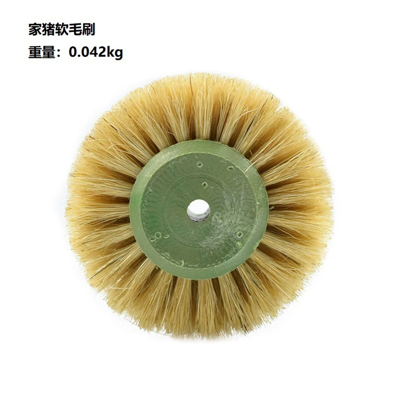 Soft Polishing Wheel Pig Hair Wire Brush 70x6x18mm for 360W Jade Drilling Machine Hand craft DIY Power Tools Accessoires
Soft Polishing Wheel Pig Hair Wire Brush 70x6x18mm for 360W Jade Drilling Machine Hand craft DIY Power Tools Accessoires