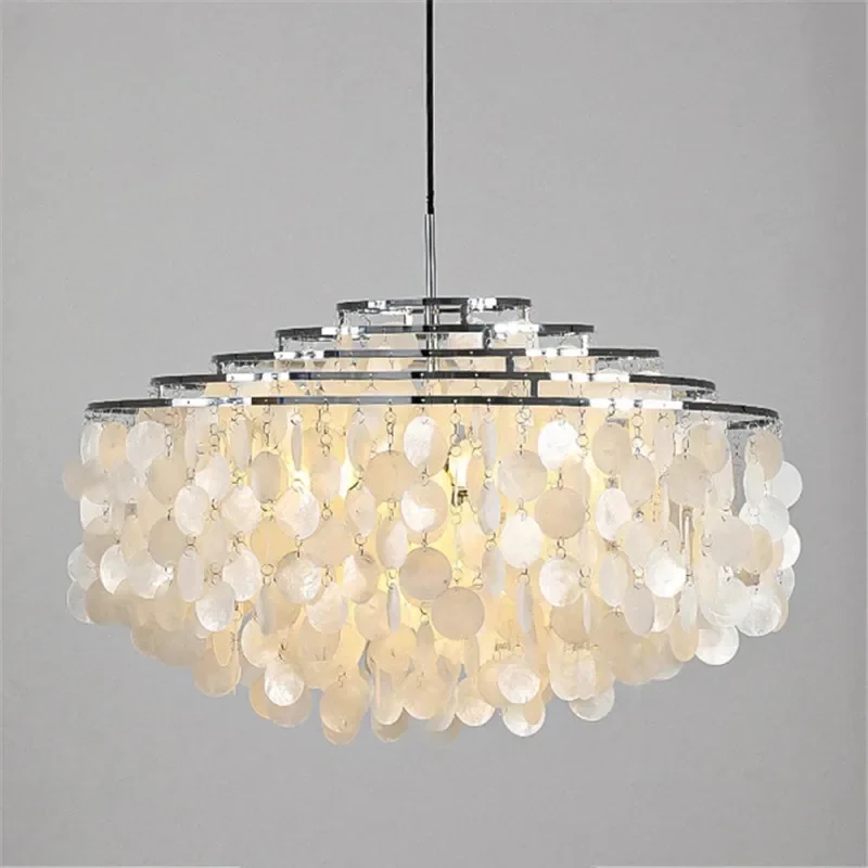 Modern Luxury Shell Chandelier Lighting For Restaurant Living Room Pendant Light Fixtures Gold / Chrome Romantic Home
Modern Luxury Shell Chandelier Lighting For Restaurant Living Room Pendant Light Fixtures Gold / Chrome Romantic Home