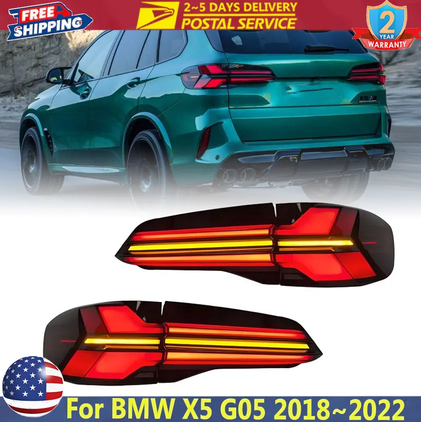 Автомобильный светодиодный задний фонарь для BMW X5 G05 2018 ~ 2022 Задний фонарь DRL с последовательным плавным указателем поворота Задний фонарь Обновление в стиле LCI
Автомобильный светодиодный задний фонарь для BMW X5 G05 2018 ~ 2022 Задний фонарь DRL с последовательным плавным указателем поворота Задний фонарь Обновление в стиле LCI