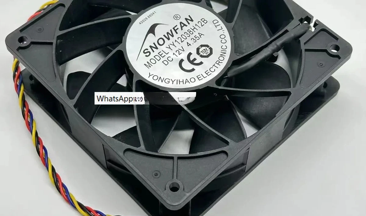 SNOWFAN YY12038H12B DC 12 В 4,35 А 120x120x38 мм 4-проводной охлаждающий вентилятор для сервера
SNOWFAN YY12038H12B DC 12 В 4,35 А 120x120x38 мм 4-проводной охлаждающий вентилятор для сервера