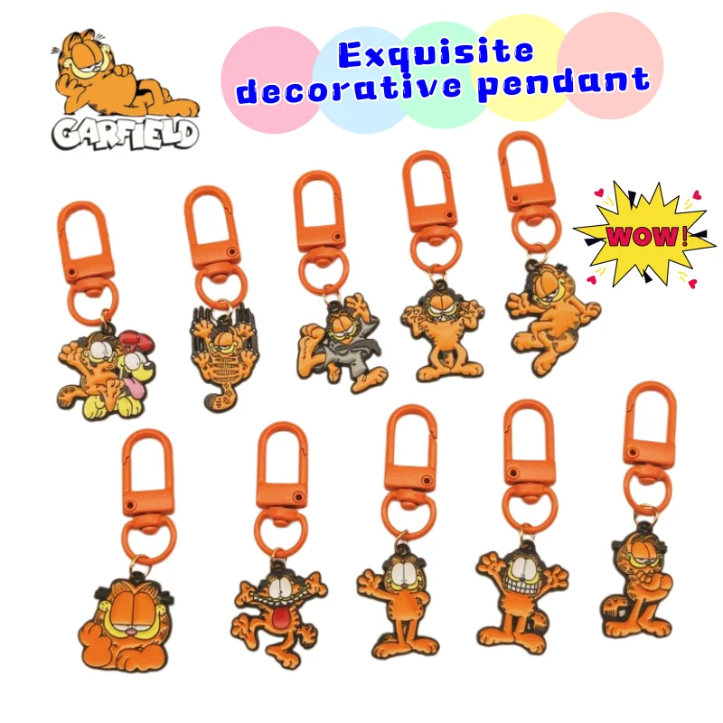 New Garfield Pooky Keychain High Color Value Creative Animation Cartoon Men and Women Student Bag Exquisite Decorative Pendant
New Garfield Pooky Keychain High Color Value Creative Animation Cartoon Men and Women Student Bag Exquisite Decorative Pendant