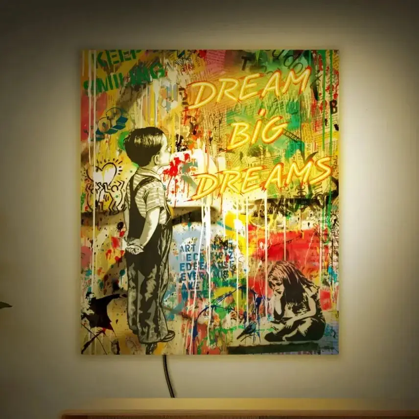 Dream Big Dreams Led Sign Graffiti Neon Sign Graffiti Boy Poster Banksy Artwork Sign Kids Room Neon Sign Dream Big Dreams Art De
Dream Big Dreams Led Sign Graffiti Neon Sign Graffiti Boy Poster Banksy Artwork Sign Kids Room Neon Sign Dream Big Dreams Art De