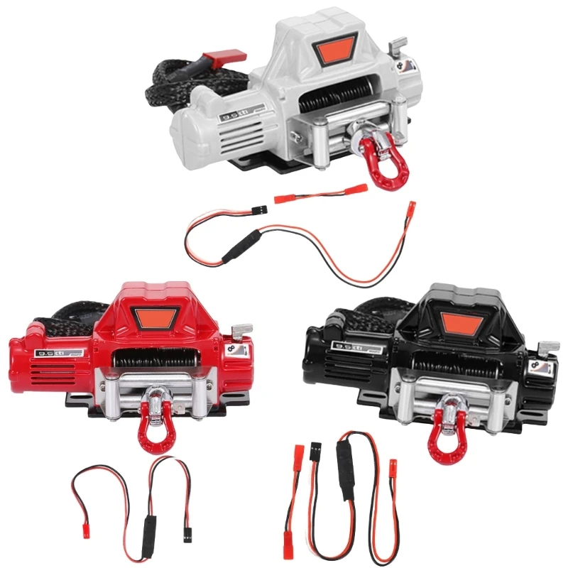 Metal Winch Set and Control Cable Kits Front Bumper Rescued Winch Set Upgraded Modification Part for 1:10 Remote Car Toy
Metal Winch Set and Control Cable Kits Front Bumper Rescued Winch Set Upgraded Modification Part for 1:10 Remote Car Toy
