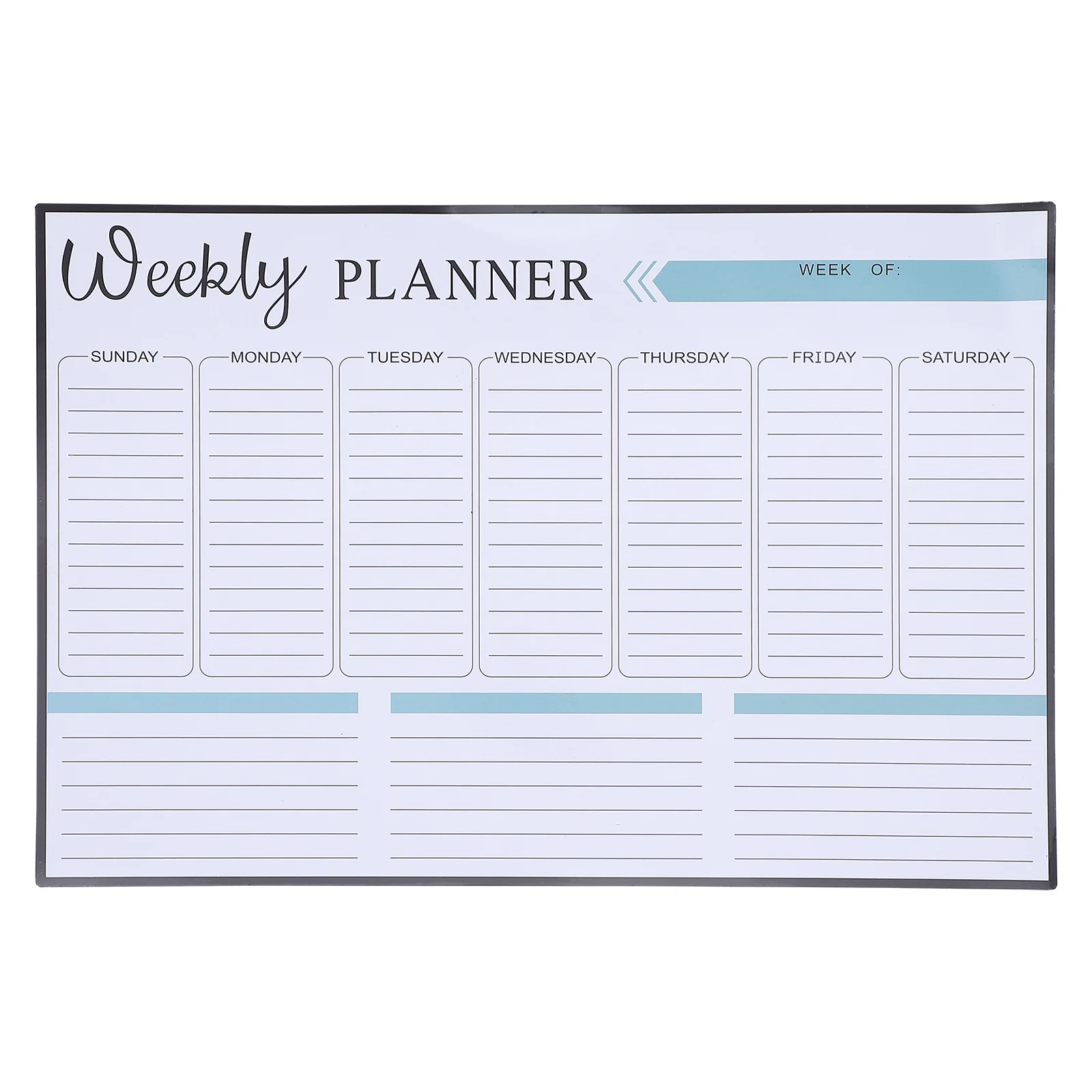 1pc Weekly Plan Sticker Magnetic Schedule Board Note Planner Whiteboard Calendar Message To-do-list Refridgerator Use
1pc Weekly Plan Sticker Magnetic Schedule Board Note Planner Whiteboard Calendar Message To-do-list Refridgerator Use