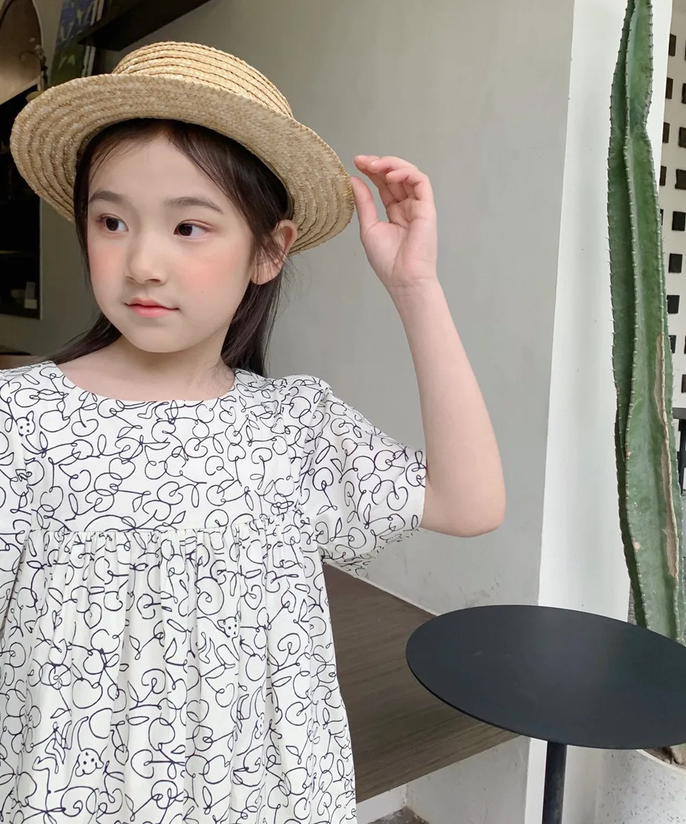 French style dress kids clothes summer dresses kids clothes girls Sweet painted patterns girls' summer dress
French style dress kids clothes summer dresses kids clothes girls Sweet painted patterns girls' summer dress