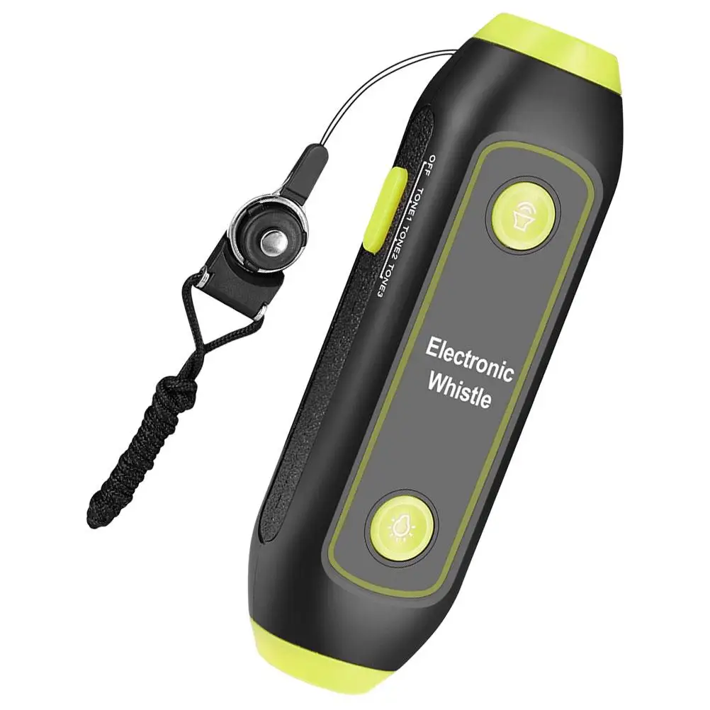 Electronic Whistle 120-150 Decibels LED Camping Referee Teacher Handheld Whistle Green ABS Durable Outdoor
Electronic Whistle 120-150 Decibels LED Camping Referee Teacher Handheld Whistle Green ABS Durable Outdoor