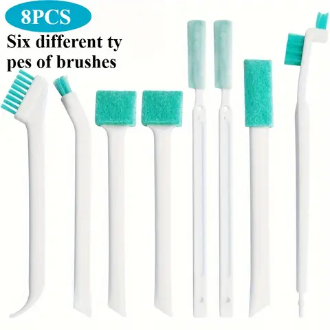 8PCS Household Cleaning Brush Set For Bottle Hydroflask Window Crevice Clean