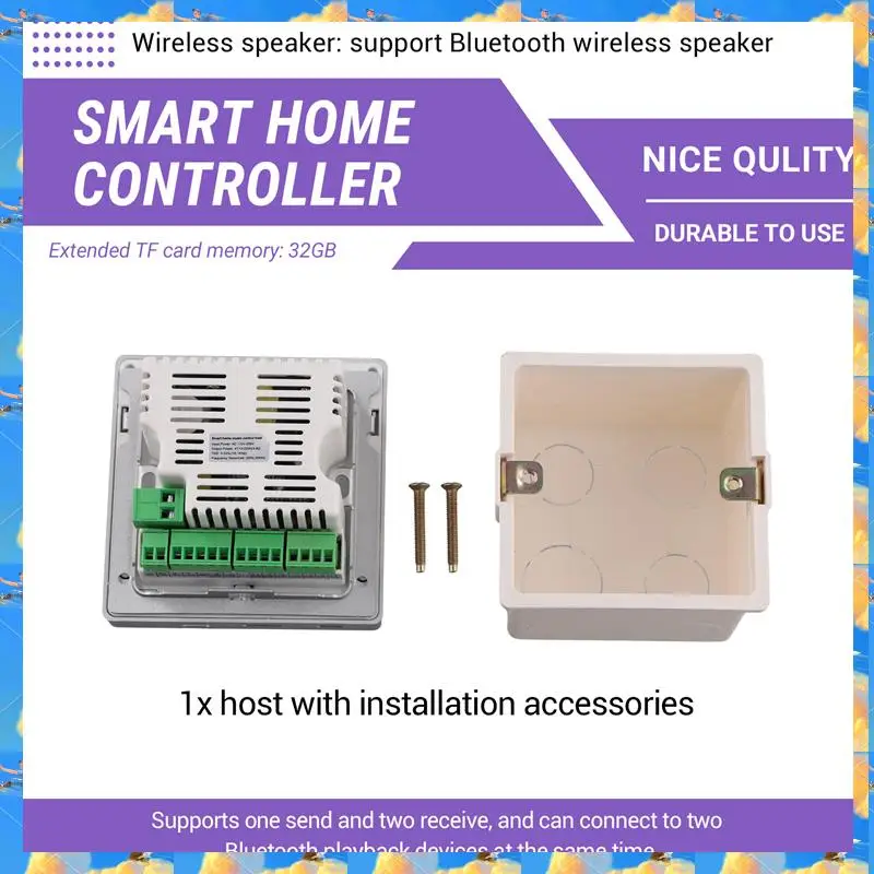 FTS Крытая фоновая музыкальная система Домашний отель Архитектура Квартира Вилла Bluetooth-соединение Настенный усилитель с сенсорным экраном
FTS Крытая фоновая музыкальная система Домашний отель Архитектура Квартира Вилла Bluetooth-соединение Настенный усилитель с сенсорным экраном