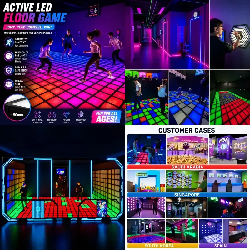 【CHIMU HOME】 Interactive LED Floor Tiles for Indoor Dance Parties and Games
【CHIMU HOME】 Interactive LED Floor Tiles for Indoor Dance Parties and Games