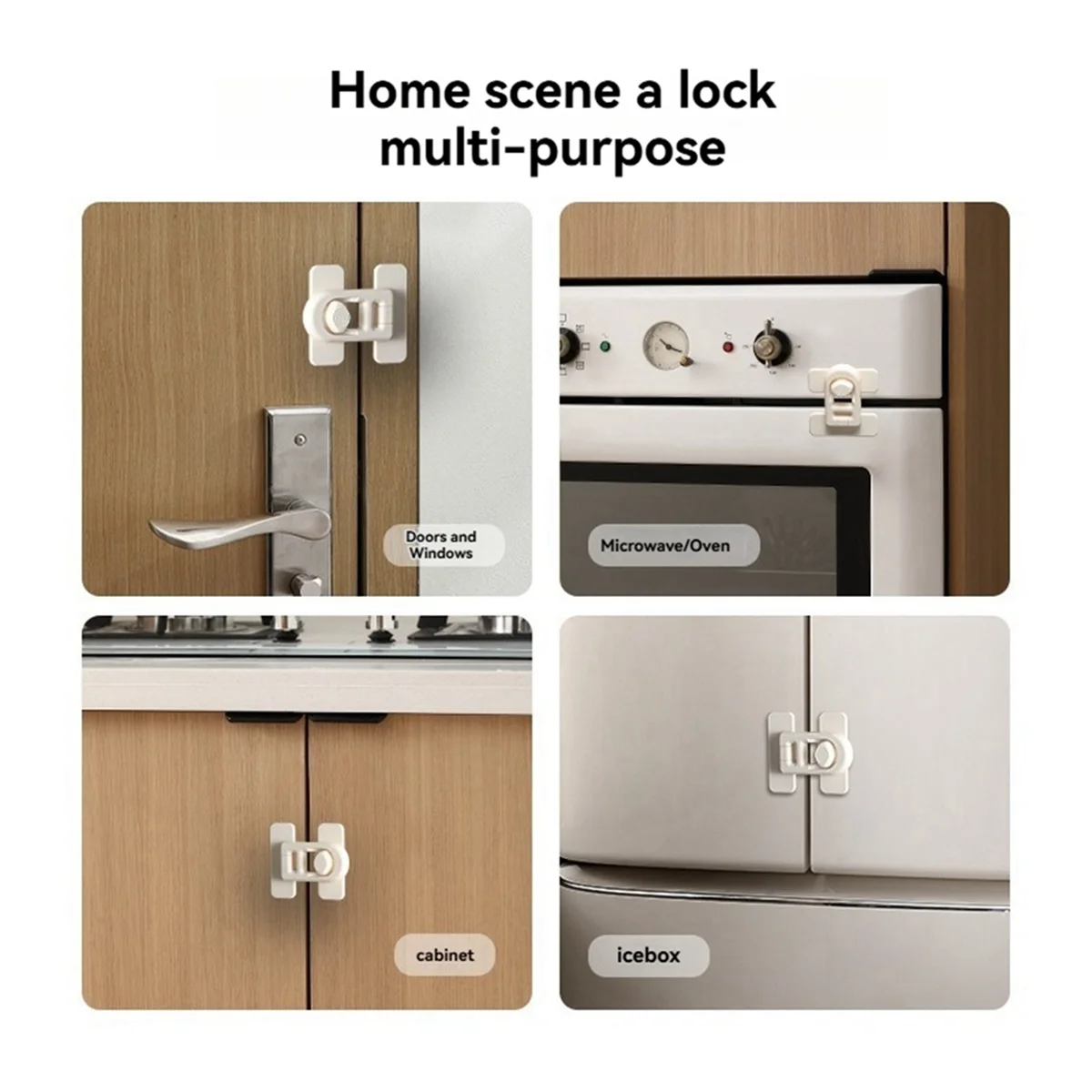 N38R_2Pcs Замки для духовки для безопасности детей, простая установка без инструментов
N38R_2Pcs Замки для духовки для безопасности детей, простая установка без инструментов