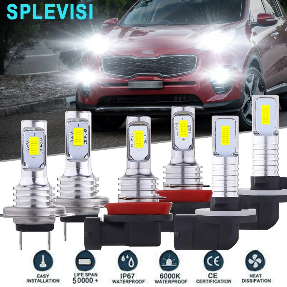 Headlight Lamp Fog Light Hi Low Beam White For Kia Soul 2012-2013 Kia Sportage 2011 2012 2013 2014 2015 2016 car led light
Headlight Lamp Fog Light Hi Low Beam White For Kia Soul 2012-2013 Kia Sportage 2011 2012 2013 2014 2015 2016 car led light
