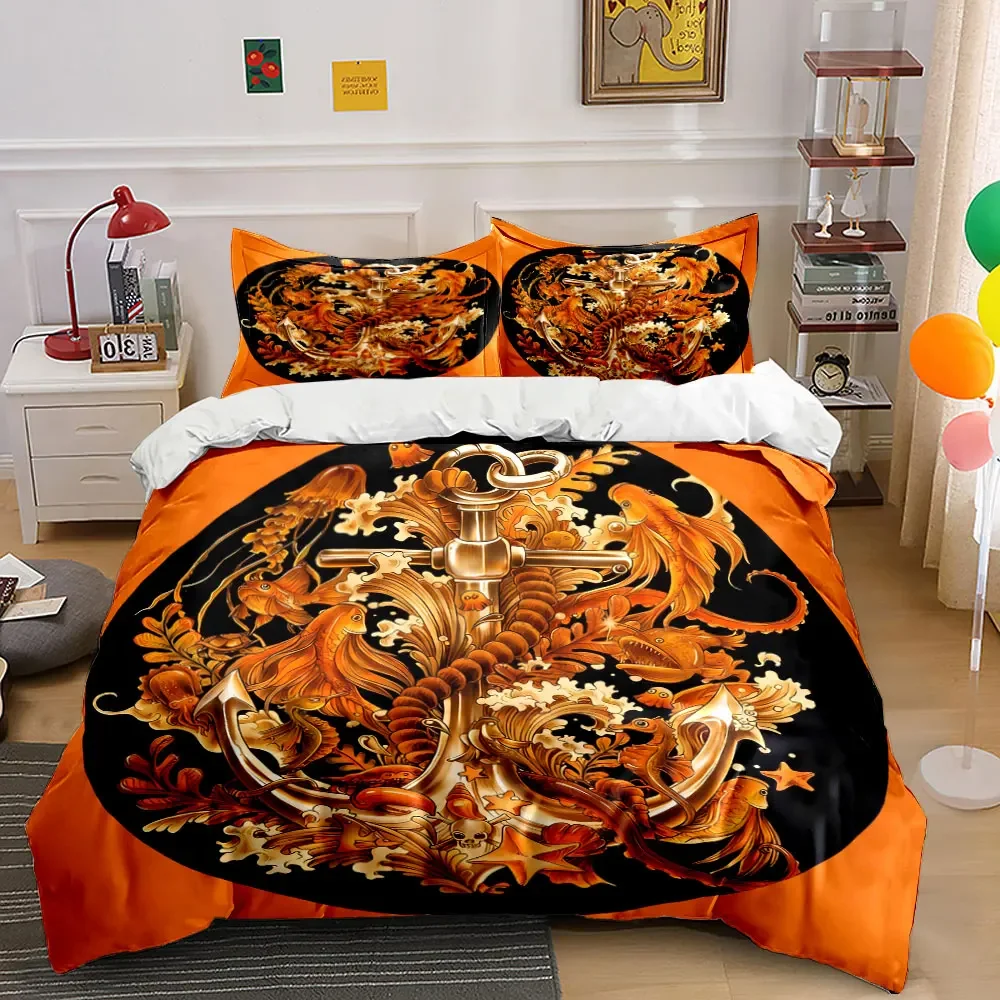 "Marine Anchor Art Set" Soft Comfortable Duvet Cover Bedding Set Included 1*Duvet Cover & 2*Pillowcases, gift
"Marine Anchor Art Set" Soft Comfortable Duvet Cover Bedding Set Included 1*Duvet Cover & 2*Pillowcases, gift
