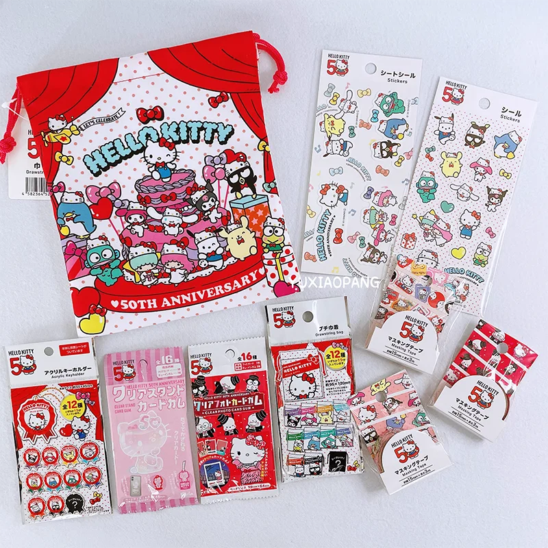Hello Kittys 50-я годовщина Япония ограниченная Марка Sanrio Искусственный акриловый магнитный кулон сумка кулон Фигурки игрушки
Hello Kittys 50-я годовщина Япония ограниченная Марка Sanrio Искусственный акриловый магнитный кулон сумка кулон Фигурки игрушки