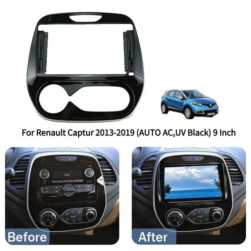 Car Radio Fascia Frame For Renault Captur 2013-2019 (AUTO AC) 9 Inch Stereo Panel Frame Dash
Car Radio Fascia Frame For Renault Captur 2013-2019 (AUTO AC) 9 Inch Stereo Panel Frame Dash