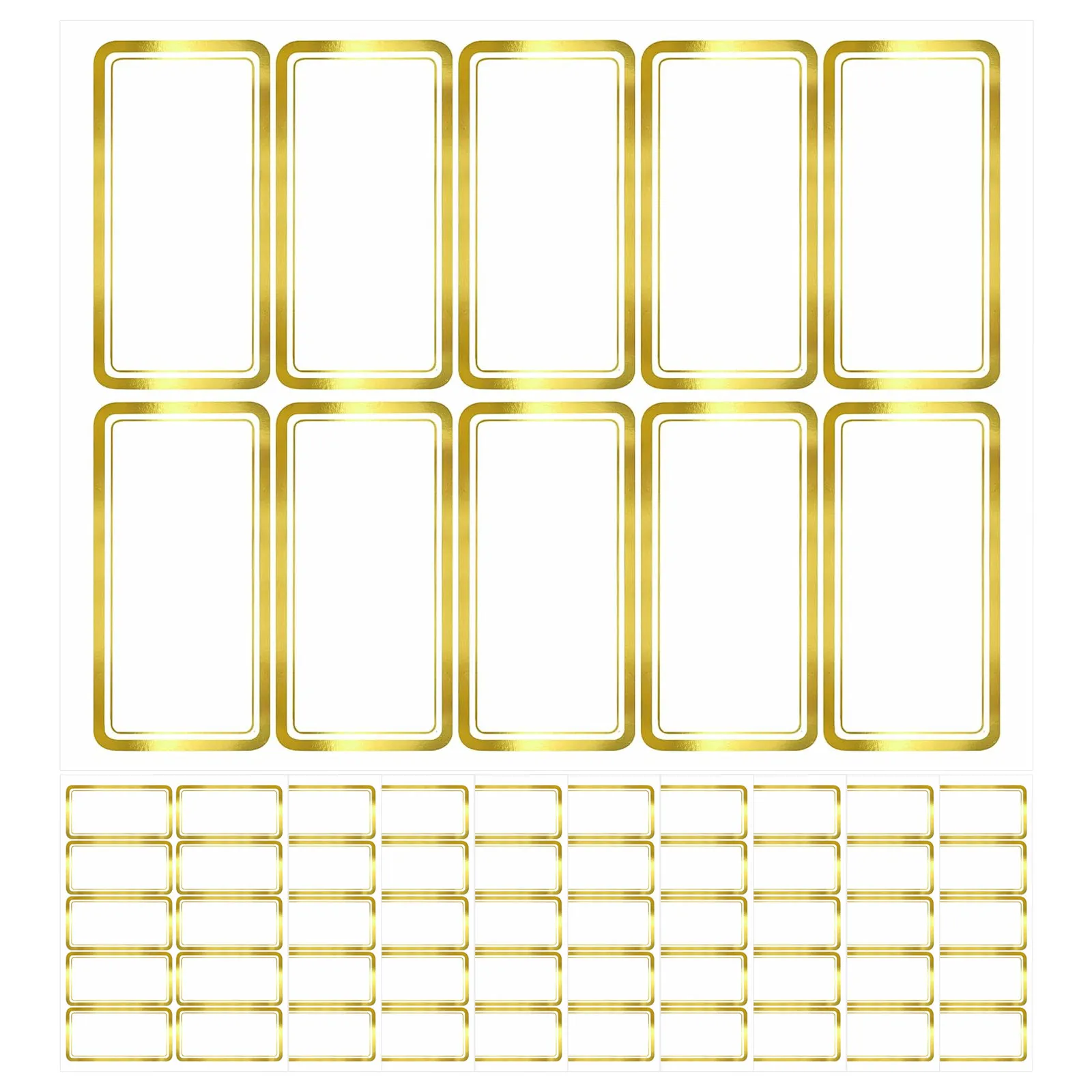 20Pcs Gold Border Self Adhesive Letter Stickers Writable Classroom Name Tags for Kids Teachers Bulletin Boards Kitchen Wall
20Pcs Gold Border Self Adhesive Letter Stickers Writable Classroom Name Tags for Kids Teachers Bulletin Boards Kitchen Wall