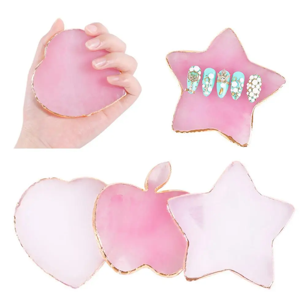 Star Resin Palette Agate Nails Color Plate Stylish Manicure Fashion Pink Display Professional Home Decoration Easy Clean
Star Resin Palette Agate Nails Color Plate Stylish Manicure Fashion Pink Display Professional Home Decoration Easy Clean