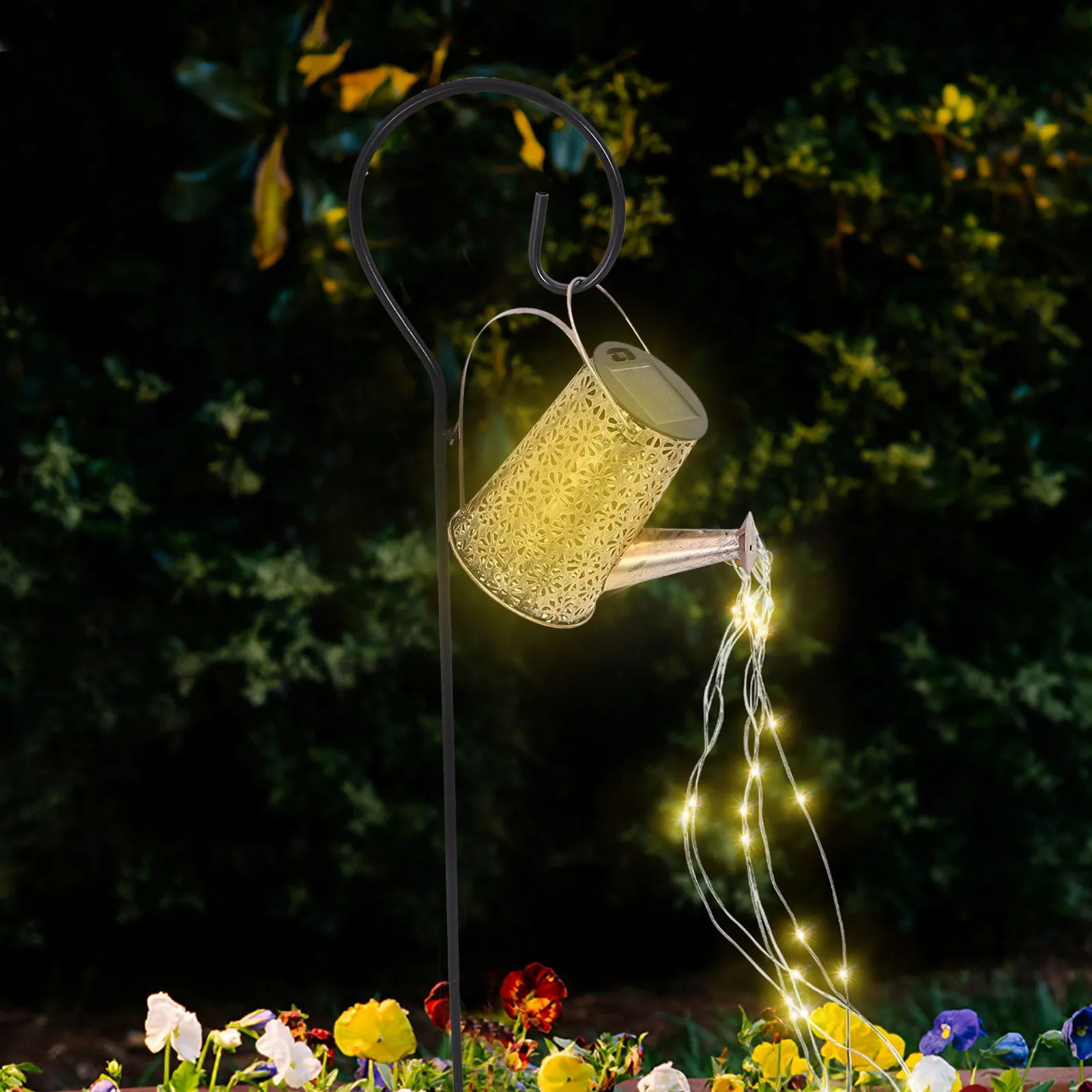 Sunlight Lamp Solar Yard Decorations Iron Hollow Landscape Lighting Can Lights Small
Sunlight Lamp Solar Yard Decorations Iron Hollow Landscape Lighting Can Lights Small
