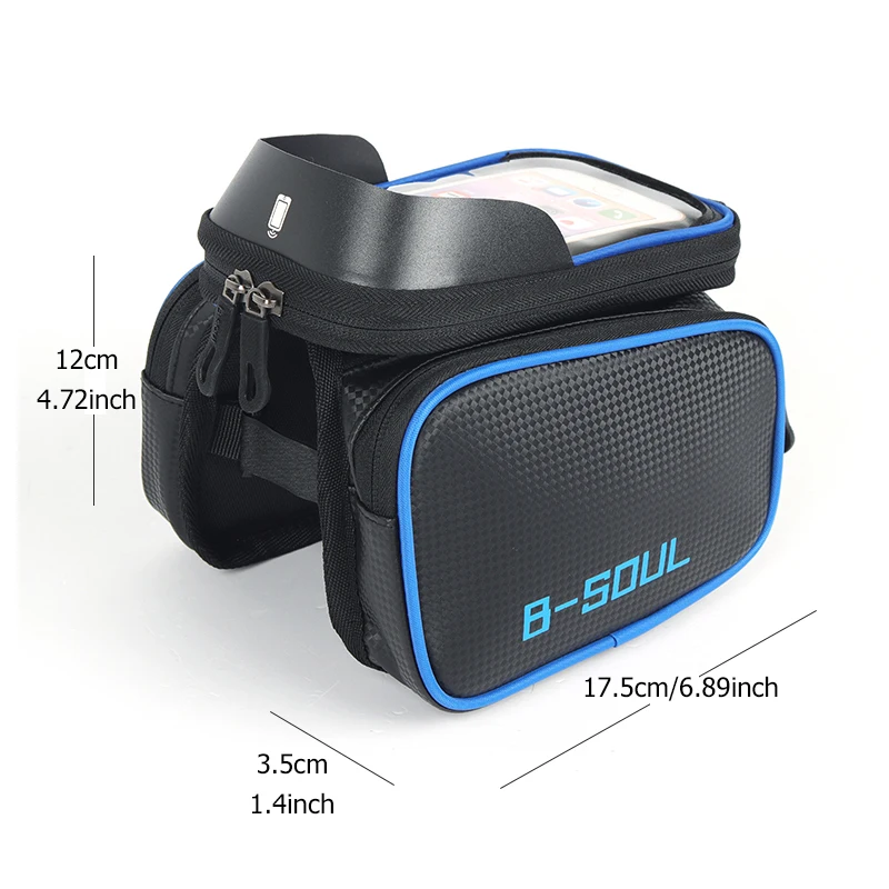 Waterproof Bicycle Tube Frame Bag, Bike Cycling Pouch Touch Screen Phone Bag Holder,Bicycle Saddle Bag For Bicycle Accessories
Waterproof Bicycle Tube Frame Bag, Bike Cycling Pouch Touch Screen Phone Bag Holder,Bicycle Saddle Bag For Bicycle Accessories