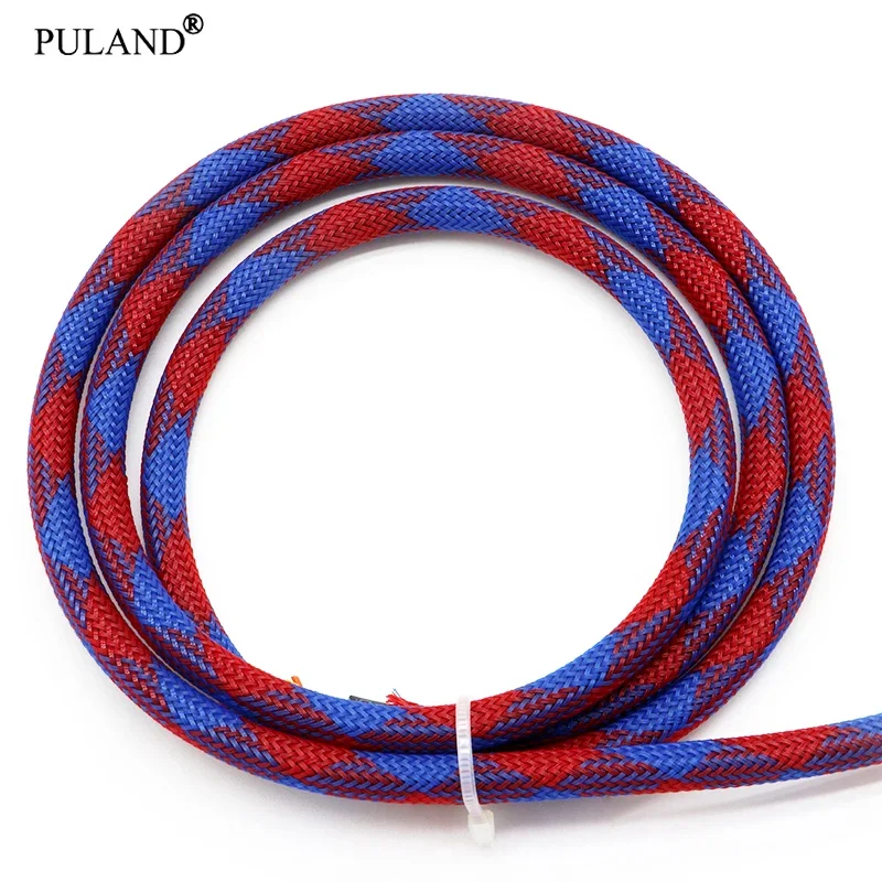 1~50m Blue Red PET Braid Sleeve 2/4/6/8/10/12/14/16/20mm High Density Sleeving Snake Skin Cable Wrap Sheath For Electric Cables
1~50m Blue Red PET Braid Sleeve 2/4/6/8/10/12/14/16/20mm High Density Sleeving Snake Skin Cable Wrap Sheath For Electric Cables