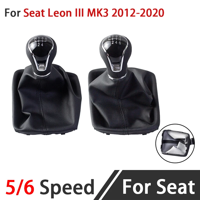 5/6 Speed Car Manual Gear Shift Knob Shifter Lever For Seat Leon III MK3 2012-2020 Car Replacement Parts
5/6 Speed Car Manual Gear Shift Knob Shifter Lever For Seat Leon III MK3 2012-2020 Car Replacement Parts