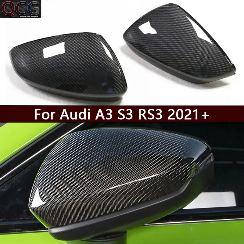 For Audi Series A3 S3 RS3 Upgrade Shells Rearview Cap Carbon fiber rear view mirror case cover Car Accessories Body Kit
For Audi Series A3 S3 RS3 Upgrade Shells Rearview Cap Carbon fiber rear view mirror case cover Car Accessories Body Kit