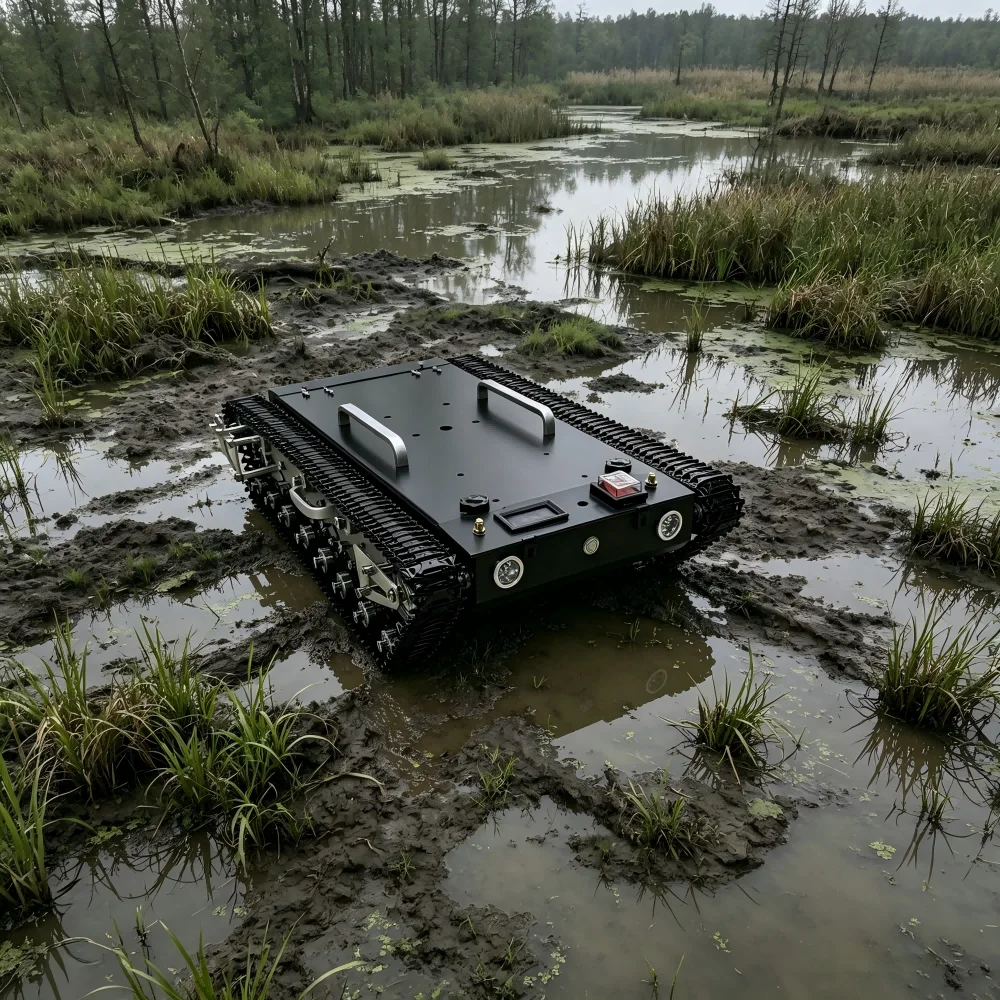All-Metal Tracked Tank Chassis Outdoor Off-Road Mobile Development Platform Supports Secondary Development
All-Metal Tracked Tank Chassis Outdoor Off-Road Mobile Development Platform Supports Secondary Development