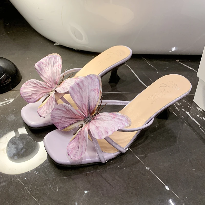 Butterfly Women High Heels Slippers Square Toe Sandals Sexy Shoes Designer Luxury 2025 Summer New Woman Shoes Pumps Flip Flops
Butterfly Women High Heels Slippers Square Toe Sandals Sexy Shoes Designer Luxury 2025 Summer New Woman Shoes Pumps Flip Flops