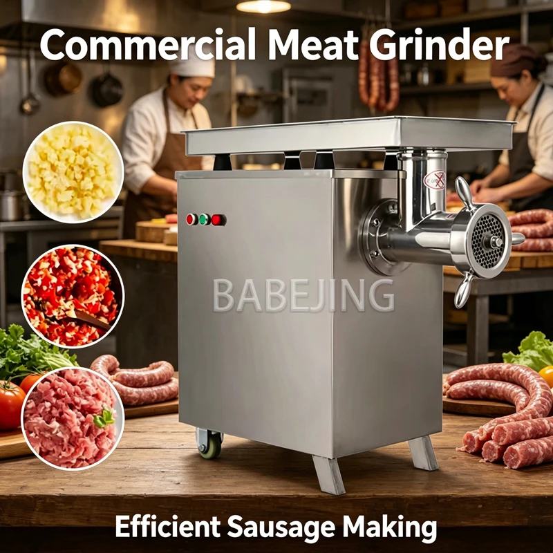 Large Electric Meat Grinder Commercial Stainless Steel Sausage Filler 110V/220V Fresh Meat Chopper for Kitchen
Large Electric Meat Grinder Commercial Stainless Steel Sausage Filler 110V/220V Fresh Meat Chopper for Kitchen