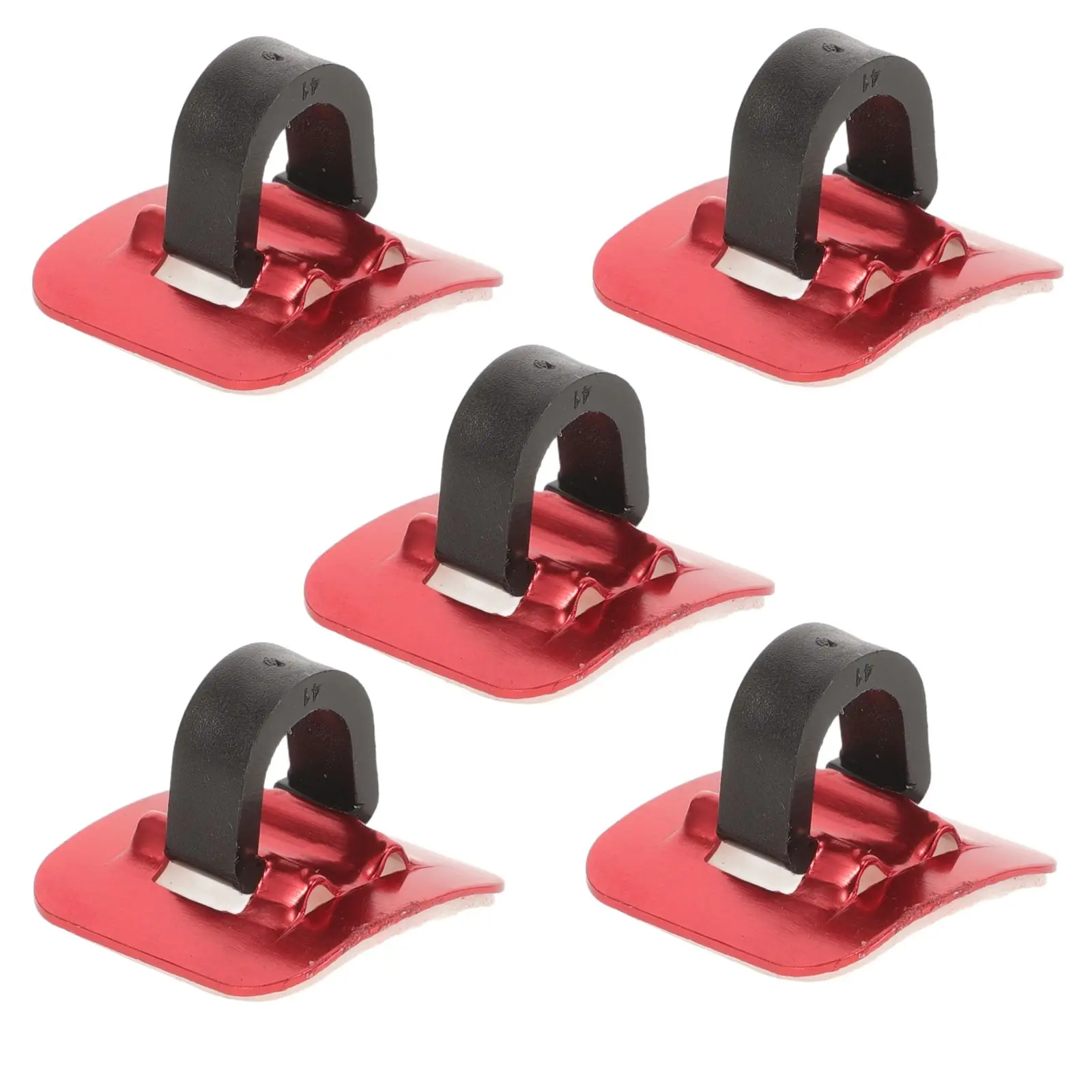 5pcs Red Aluminum Alloy Cable Guides C Clips Adhesive Backed for Mountain Road Bike Brake Shift System Wire Organizer
5pcs Red Aluminum Alloy Cable Guides C Clips Adhesive Backed for Mountain Road Bike Brake Shift System Wire Organizer