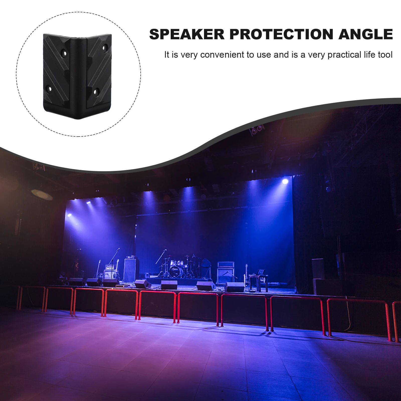 Anti Collision Protection Corner Guard for Stage Speaker Furniture Wrap Screws Reusable Edge Cover Kids Elder Safety Black
Anti Collision Protection Corner Guard for Stage Speaker Furniture Wrap Screws Reusable Edge Cover Kids Elder Safety Black