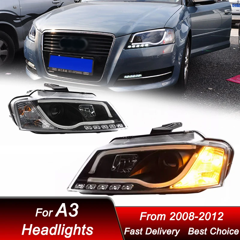 Поп-автомобильные фары для Audi A3 2008-2012, чтобы высокий стиль, светодиодные фары в сборе, обновление, аксессуары для линз проектора с высокой настройкой K
Поп-автомобильные фары для Audi A3 2008-2012, чтобы высокий стиль, светодиодные фары в сборе, обновление, аксессуары для линз проектора с высокой настройкой K