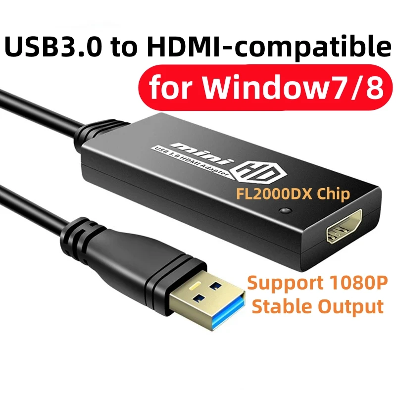 Эксклюзивная видеокарта Windows7/8 с USB 3.0 и HDMI, совместимая с разрешением 1080P при 60 Гц и чипом FL2000DX, адаптер внешнего дисплея для ПК, ноутбука
Эксклюзивная видеокарта Windows7/8 с USB 3.0 и HDMI, совместимая с разрешением 1080P при 60 Гц и чипом FL2000DX, адаптер внешнего дисплея для ПК, ноутбука