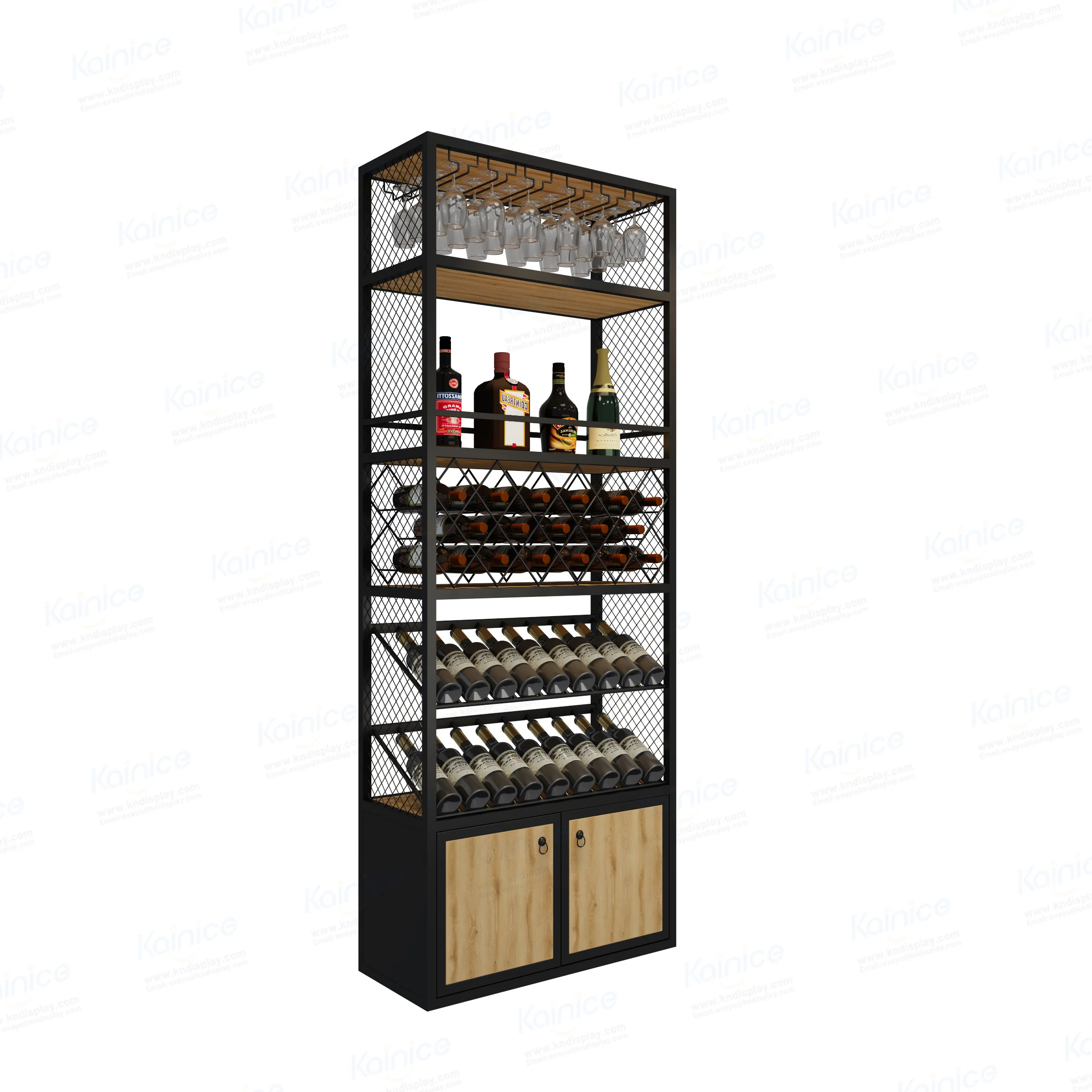 Kainice Custom Wooden Big Wall Cabinet Wine Bottle Display Storage Stackable Racks Free Standing Floor For Bar Restaurant
Kainice Custom Wooden Big Wall Cabinet Wine Bottle Display Storage Stackable Racks Free Standing Floor For Bar Restaurant