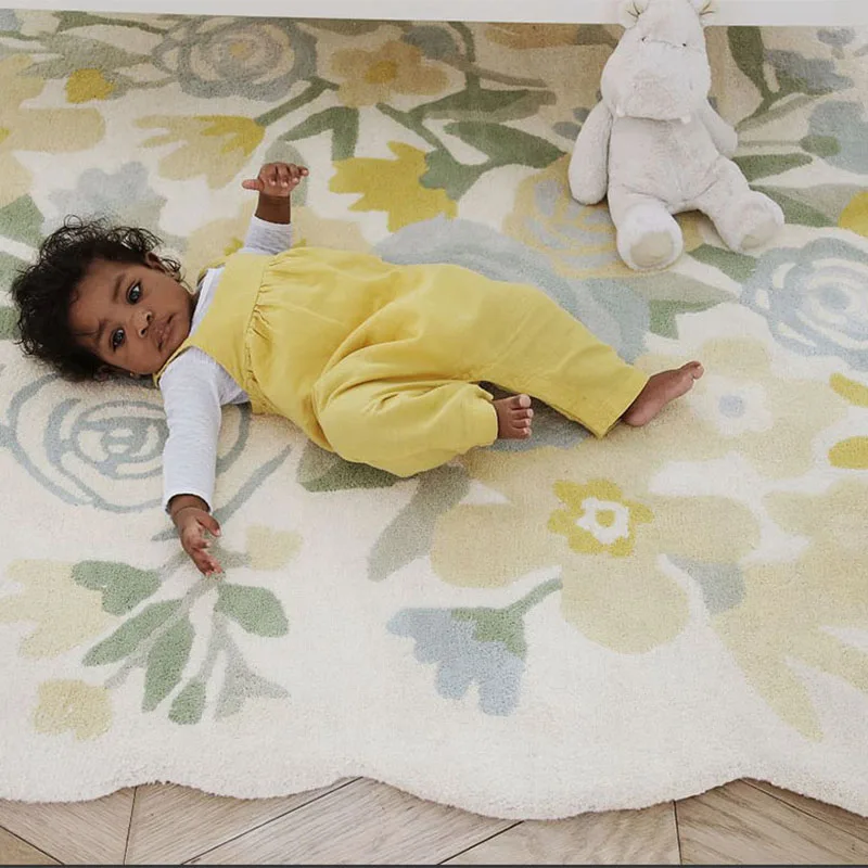 Ins Modern Fresh Flower Carpet for Living Room Soft Baby Crawling Play Mat Nordic Bedroom Carpet Child Bedside Shaggy Blanket
Ins Modern Fresh Flower Carpet for Living Room Soft Baby Crawling Play Mat Nordic Bedroom Carpet Child Bedside Shaggy Blanket
