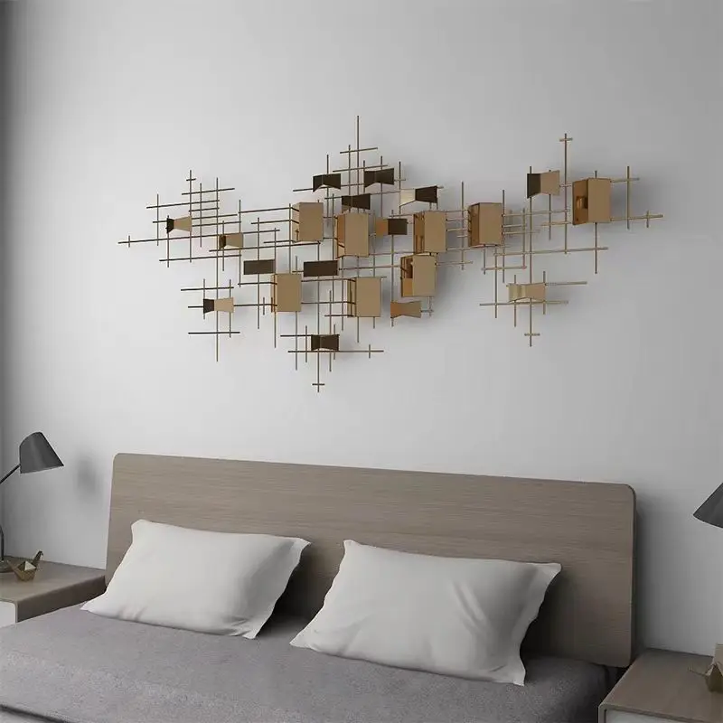 150x56CM Nordic wall decoration light luxury metal decoration living room iron art TV background wall
150x56CM Nordic wall decoration light luxury metal decoration living room iron art TV background wall