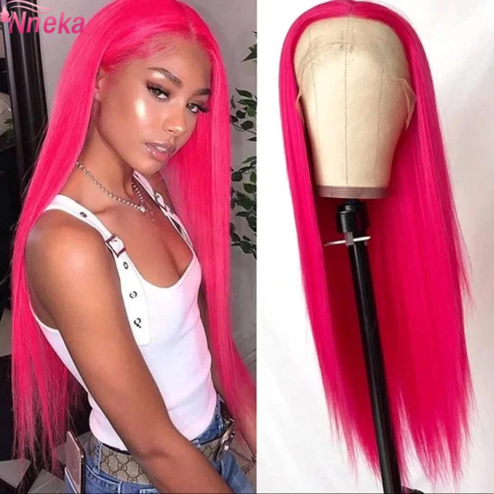 36 Inch Pink Straight Human Hair Wigs 13X6 Hd Lace Frontal Wig Human Hair 200 Density Pre Plucked Brazilian Wigs For Women
36 Inch Pink Straight Human Hair Wigs 13X6 Hd Lace Frontal Wig Human Hair 200 Density Pre Plucked Brazilian Wigs For Women