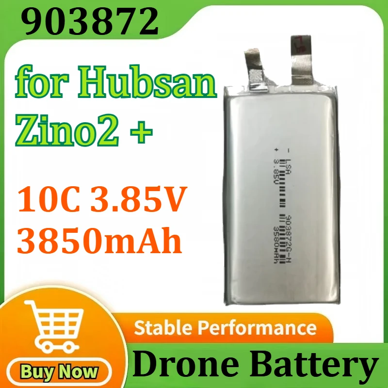 New High quality replaceable Applicable for Hubsan Zino2 + Drone Built-in Battery 903872 3580mah 933872 3850mah 10C 3.85V
New High quality replaceable Applicable for Hubsan Zino2 + Drone Built-in Battery 903872 3580mah 933872 3850mah 10C 3.85V