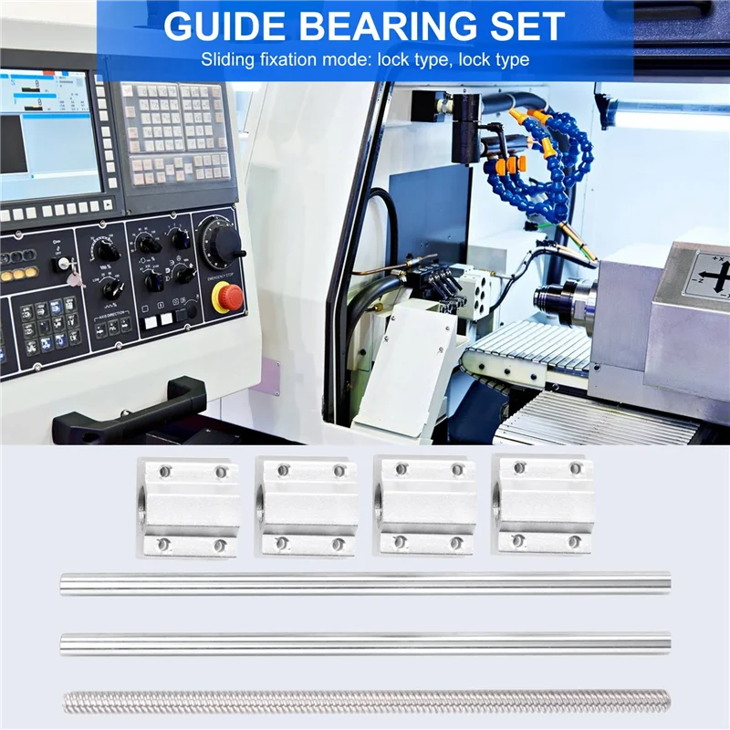 ABGR-15Pcs 200Mm Optical Axis Guide Bearing Housings Aluminum Rail Shaft Lead Screw Rod Slide Bushing Shaft Coupling Cnc Parts
ABGR-15Pcs 200Mm Optical Axis Guide Bearing Housings Aluminum Rail Shaft Lead Screw Rod Slide Bushing Shaft Coupling Cnc Parts