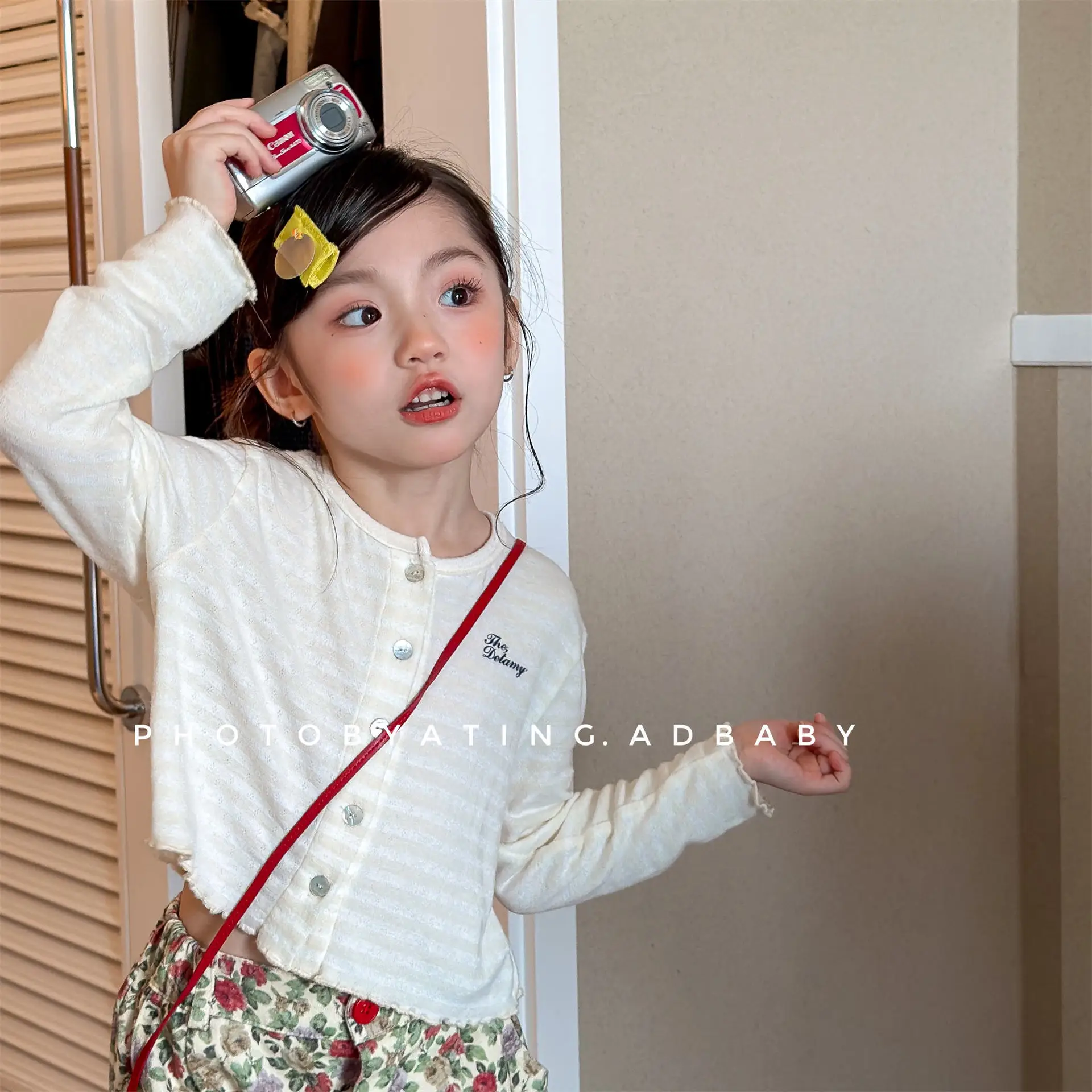 2026 Spring New Children Long Sleeve Striped Coat Cotton Casual Baby Girls Cute Knitted Cardigan Kids Sunscreen Jacket
2026 Spring New Children Long Sleeve Striped Coat Cotton Casual Baby Girls Cute Knitted Cardigan Kids Sunscreen Jacket