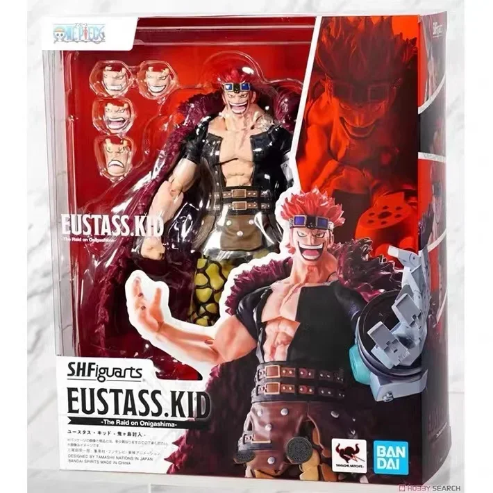 Bandai Original S.H.Figuarts SHF ONE PIECE EUSTASS.KID Luffy Law Anime Action Figure Finished Model Kit Toy Gifts for Children
Bandai Original S.H.Figuarts SHF ONE PIECE EUSTASS.KID Luffy Law Anime Action Figure Finished Model Kit Toy Gifts for Children